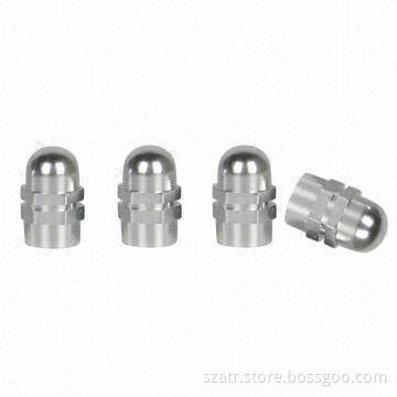Tire Valve Caps, Made of Steel, Aluminum, Brass or Plastic Materials